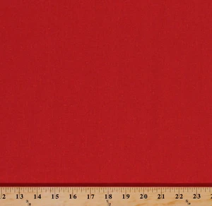 Cotton Linen Blend Red Free Spirit Essentials Fabric Sold By the Yard D255.18 - Picture 1 of 1