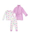 Toddler Girls Long Sleeve Pajama And Robe Set Sol Sleep 3 Piece Size 6X
