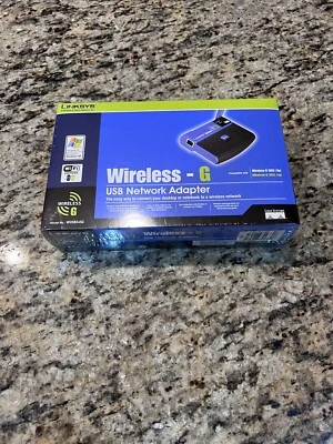 Linksys Wireless-G USB Network Adapter Wireless WUSB54G  2.4 GHz 802.11g SEALED! - Image 1 of 4