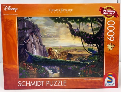 Schmidt ~ The Lion King, Return To Pride Rock By Thomas Kinkade ~ 6000 Pieces  - Image 1 of 2