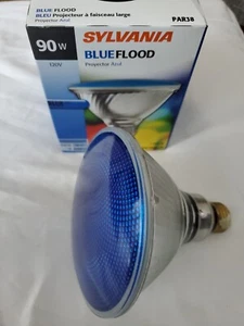 Sylvania  Blue Flood Light 90 W CF23EL/PAR38 - Picture 1 of 7