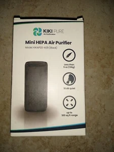 Mini USB-C Powered Air Purifier. Ultra Portable 5.2in tall, 6.7oz Black - Picture 1 of 2