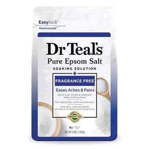 Pure Epsom Salt Soak, Fragrance Free, 4 Lbs - Picture 1 of 5