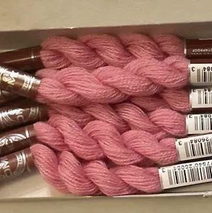 DMC Wool Embroidery Floss Broder Medicis Medium Pink 8151 27.3yd Skein Box Of 6 - Picture 1 of 7