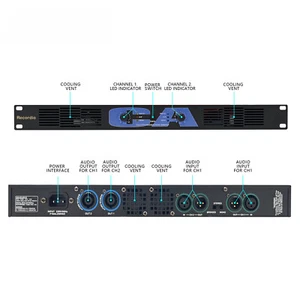 CA-450 2 Channel 1800W Digital Power Amplifier 2x900watt Class-D Bridge Function - Picture 1 of 16