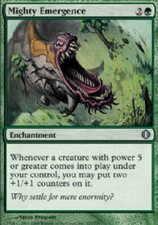 MIGHTY EMERGENCE FOIL Shards of Alara MTG Magic the Gathering Cards DJMagic