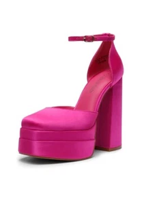 DREAM PAIRS Women’s High Chunky Platform Closed Toe Block Heels Square Toe - Picture 1 of 5