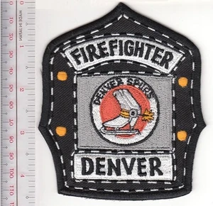 Horckey WHA Denver Spurrs & Denver Fire Department Firefighter Helmet Shield - Picture 1 of 1