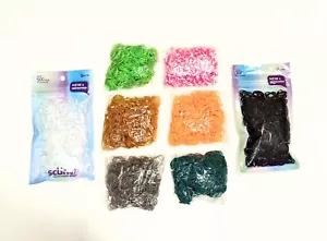 Scunci Mini Pferdeschwanzhalter, kleiner Zopf Gummi elastisches Haar Polyband Farben! - Bild 1 von 6