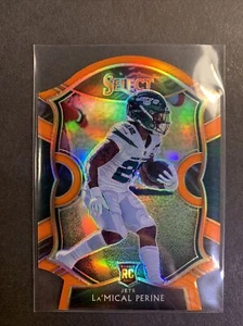 Lamical Perine 2020 Select Orange Die Cut Prizm Rookie Concourse Jets RC MINT - Picture 1 of 1