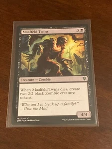 Magic the Gathering Commander Legends Maalfeld Twins - Picture 1 of 2