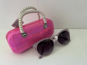 Kids Sunglasses Girl With Matching Glasses Case UV Protection - Picture 1 of 10