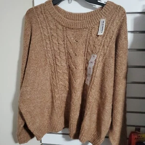 Womens sweater XL long Sleeve Brown - Imagen 1 de 6