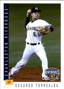 2019 Charleston RiverDogs Grandstand #33 Eduardo Torrealba Venezuela VZ Card