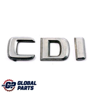 Mercedes-Benz W203 W211 Rear Boot Trunk Tailgate Adhered Emblem Lettering CDI - Picture 1 of 12