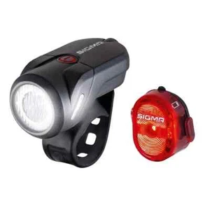 LED Bike Light Set - Sigma Aura 35 & Nugget II Lightset USB Rechargable - Picture 1 of 1