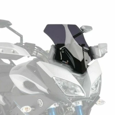 Écran De Course Puig Pare-Brise Fumé Foncé Yamaha Tracer 900 2015 - 2017 - Photo 1/3