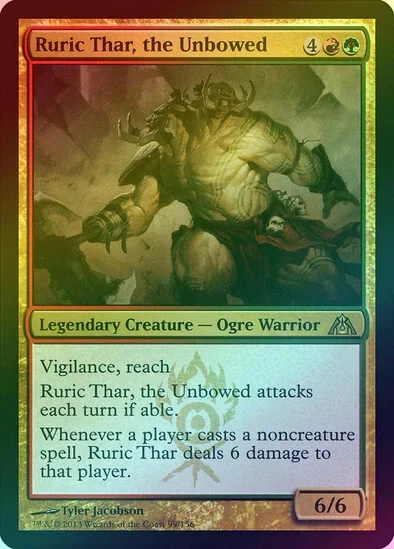 RURIC THAR, THE UNBOWED (FOIL) (DGM) Dragon's Maze - MTG - LP - Image 1 of 1