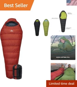 Ultralight Mummy Sleeping Bag Perfect for Backpacking, Hiking, and Camping; 3... - Picture 1 of 10