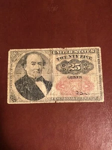 1874 FÜNFTE AUSGABE BRUCHWÄHRUNG 25 CENT SCHEINE ZIRKULIERT - Bild 1 von 7