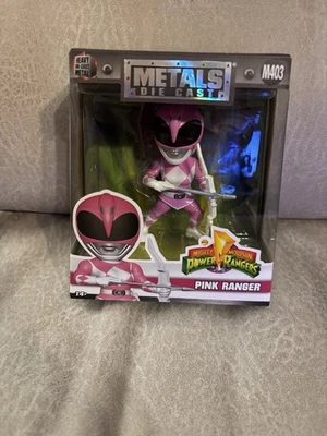 "Figura de acción Mighty Morphin Power Rangers Pink Ranger MMPR 4"" Jada 2017 en caja original" Foto 1 de 4