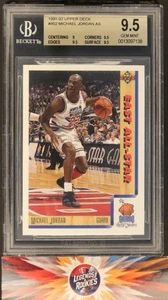 Upper Deck 1991 #452 Michael Jordan AS BGS 9,5 - Foto 1 di 2