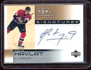 2002-03 UD Top Shelf Signatures Autograph #HA Martin Havlat - Picture 1 of 2