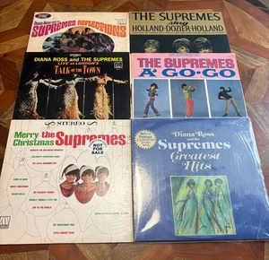 7 THE SUPREMES R&B SOUL LPS For 1 Price / Christmas / Reflections / A Go Go - Picture 1 of 2