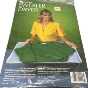 Ironees Suéter Secador Malla Estante Seco A Prueba de Óxido Interior Exterior Uso Plegable Plano De Colección - Imagen 1 de 5