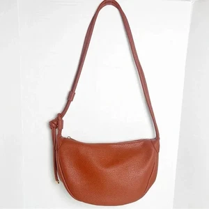 Bolso Bandolera Convertible MALI + LILI Anthropologie Para Mujer Marrón Coñac Vegano Aria - Imagen 1 de 14