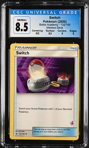 ERROR O/C 2020 Battle Academy #132/149 Switch 8.5 CGC 10005265 - Picture 1 of 2