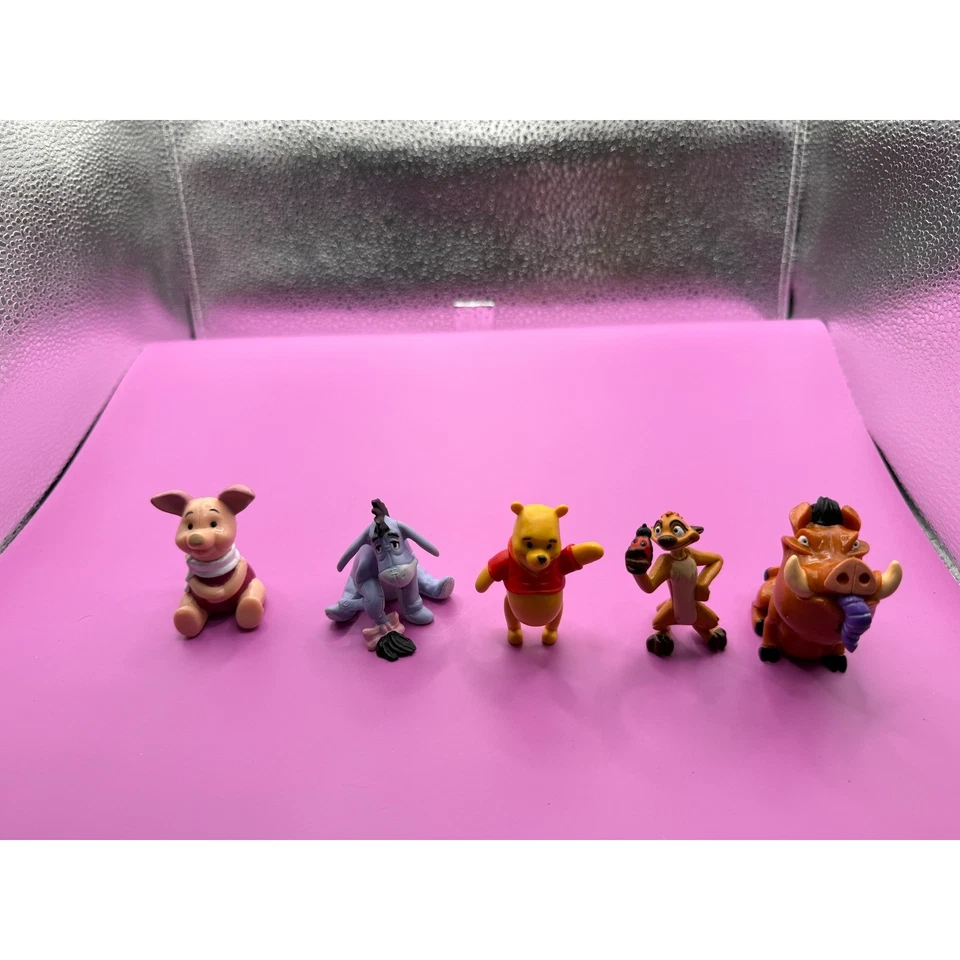Winnie the Pooh Eeyore Piglet Tigger Pig Set Mini Figurines Toy Collection - Image 1 of 1
