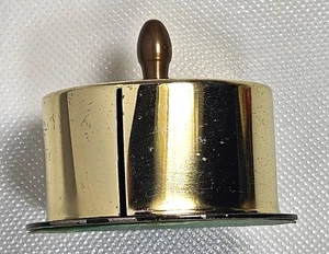 Vintage goldfarbener Briefmarkenrollenspender - Bild 1 von 6