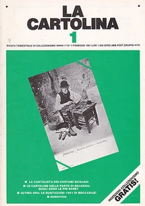 DIE POSTKARTE Nr. 1 - Zeitschrift 1981 - Cost.Siciliani Bologna Boccasile Dudovich - Bild 1 von 1