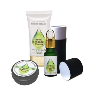Tattoo Healing oil, Tattoo Balm & Tattoo After care Cream. Tattoo Care. S. - Picture 1 of 3