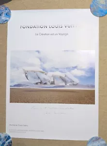 Original Fondation Louis Vuitton Poster - Hand Signed by Jean Lariviere - Picture 1 of 5