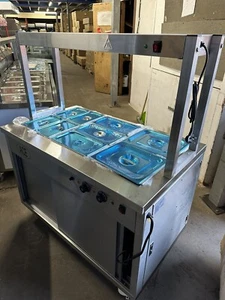 Mobile Wet Bain Marie Top & Hot Cupboard with Heated Buffet Gantry /Carvery Unit - Picture 1 of 9