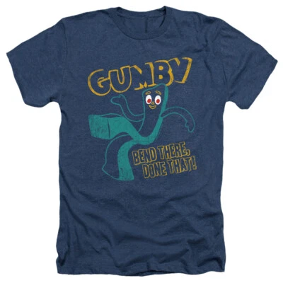 Camiseta de brezo GUMBY BEND THERE con licencia para hombre adulto SM-3XL Foto 1 de 2