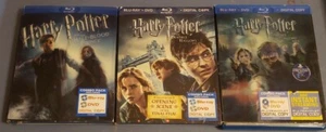 Harry Potter Half-Blood Prince, Deathly Hallows 1 & 2 (DVD & Blu-Ray) FREE SHIP! - Picture 1 of 3
