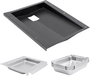 Bandeja de grasa con soporte de bandeja de captura 10 piezas forros de bandeja de goteo para Weber Spirit E-210 - Imagen 1 de 11