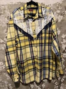 Bundle Homemade Western Cowboy / Cowgirl Shirts Costume Fancy Dress x 7 shirts - Picture 1 of 8