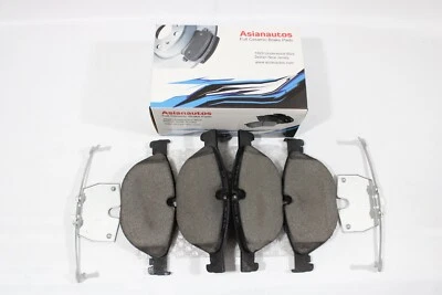 Pastillas de freno delanteras Asianautos con herrajes para BMW 650i xDrive Gran Coupé 13-19 Foto 1 de 3