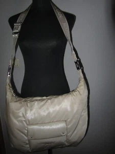 Marc Cain Tasche / Schultertasche beige / Nylon neuwertig - Bild 1 von 5