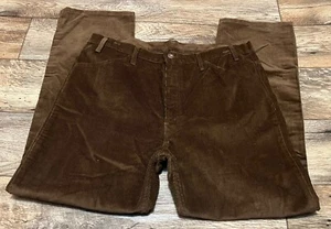 Vtg Levis Corduroy Pants Tag 40/34 Measure 39/30 USA Made White Tag Feb 1988 - Picture 1 of 4