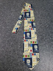 Vintage Carter & Holmes Computer Office Novelty Neck Tie NEW Old Stock 100% Silk - Picture 1 of 7