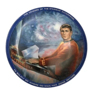 Star Trek Plate 9” Original Series Collector by Ernst Scotty Engineering Officer - Picture 1 of 14