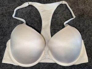 VICTORIA'S SECRET Perfect SHAPE 32D Front-Close Racerback Bra White - Picture 1 of 3