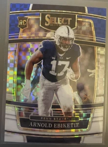 2022 Select Draft Picks Blue & White Squares Prizm Arnold Ebiketie RC 004/100 - Picture 1 of 4
