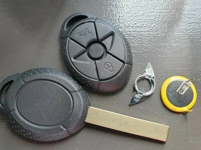 For Mini Cooper R50 R52 R53 3 BUTTON REPAIR CASE KIT CUT TO A PHOTO + BATTERY - Image 1 of 2