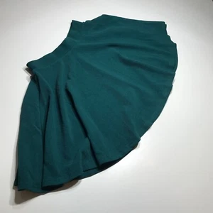 Bemor Run Skirt Womens Medium Green Crepe Swing Skater Comfort Waistband NWT - Picture 1 of 13
